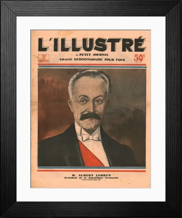 Framed Print : Albert Lebrun, 1932. Creator: Unknown Framed Print : Albert Lebrun, 1932. Creator: Unknown