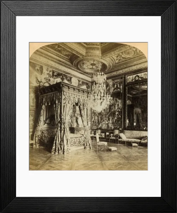 Framed Print : Reception Room of Catherine de Medicis, palace of Fontainebleau, France, 1889. Creator