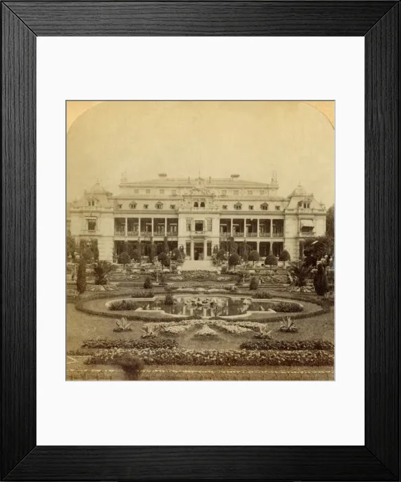 Framed Print : Palm Gardens, Frankfort, Germany, 1894. Creator: Bert Underwood Framed Print : Palm Gardens, Frankfort, Germany, 1894. Creator: Bert Underwood