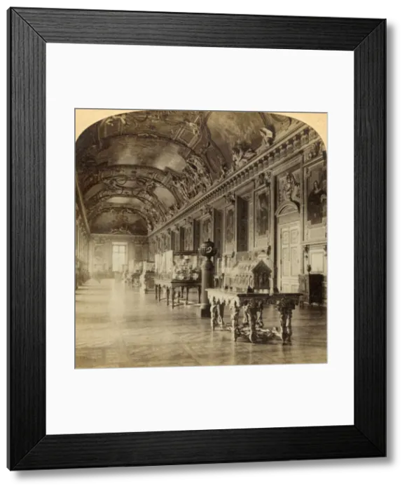 Framed Print : Gallery of Apollon, in the Louvre, Paris, France, 1894. Creator: Bert Underwood Framed Print : Gallery of Apollon, in the Louvre, Paris, France, 1894. Creator: Bert Underwood