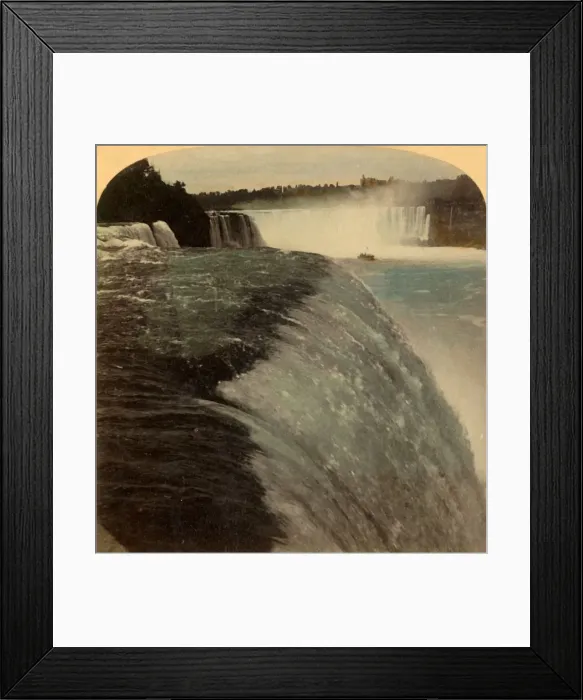 Framed Print : Niagara Falls from Prospect Point, U. S. A. 1894. Creator: Unknown Framed Print : Niagara Falls from Prospect Point, U. S. A. 1894. Creator: Unknown