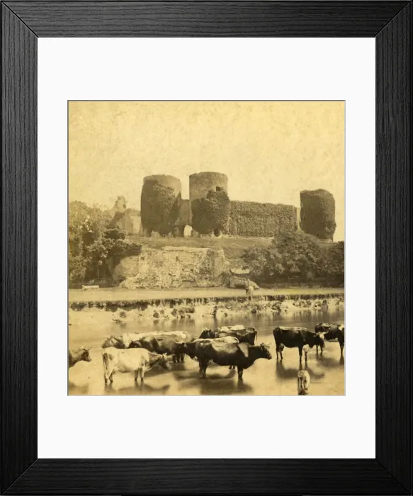 Framed Print : Rhuddlan - Castle (from the River), c1900. Creator: Unknown Framed Print : Rhuddlan - Castle (from the River), c1900. Creator: Unknown