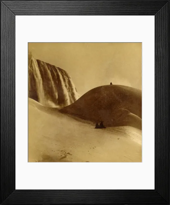 Framed Print : The Great Ice Mountain, Niagara, U. S. A. c1900. Creator: Unknown Framed Print : The Great Ice Mountain, Niagara, U. S. A. c1900. Creator: Unknown