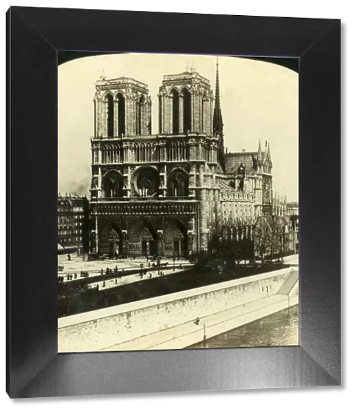 Notre Dame Cathedral, Paris, France, 1901. Creator: Unknown