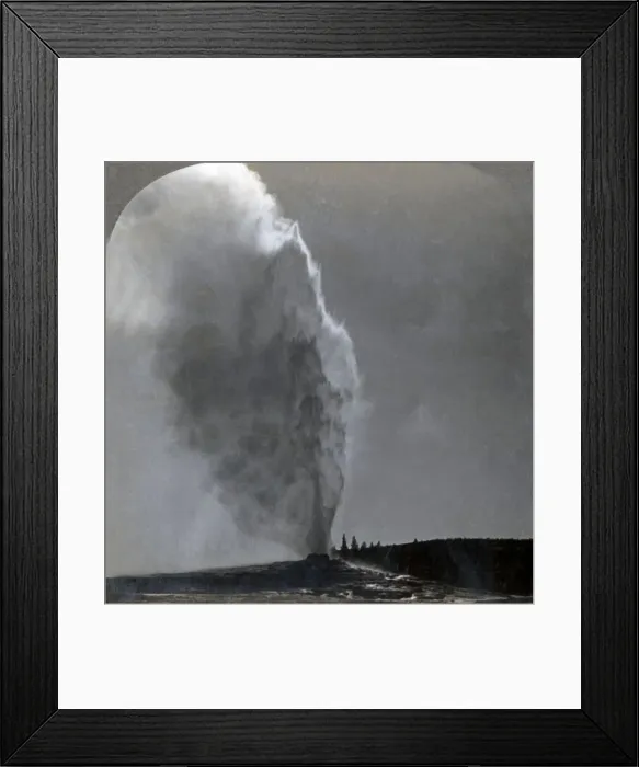 Framed Print : Old Faithful, Queen of Geysers, Yellowstone National Park, Wyo. U. S Framed Print : Old Faithful, Queen of Geysers, Yellowstone National Park, Wyo. U. S