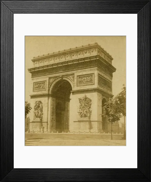 Framed Print : Arc de Triomphe de l Etoile. Creator: Unknown Framed Print : Arc de Triomphe de l Etoile. Creator: Unknown