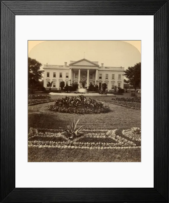 Framed Print : Presidents Mansion, Washington, D. C. (U. S. A. ), c1900. Creator: Unknown Framed Print : Presidents Mansion, Washington, D. C. (U. S. A. ), c1900. Creator: Unknown