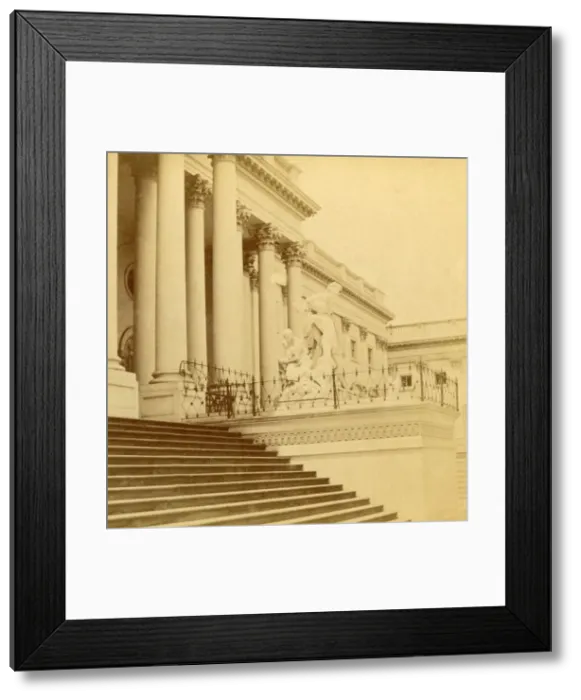 Framed Print : Senate Front, Washington D. C. c1900. Creator: Kilburn Brothers Framed Print : Senate Front, Washington D. C. c1900. Creator: Kilburn Brothers