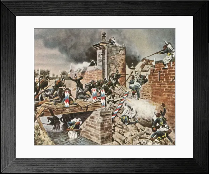 Framed Print : Storming of the Landau Gate at Weissenburg, 4 August 1870, (1936). Creator: Unknown