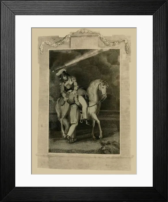 Framed Print : The Death of General Ross, near Baltimore, (1814), 1816. Creator: Unknown Framed Print : The Death of General Ross, near Baltimore, (1814), 1816. Creator: Unknown