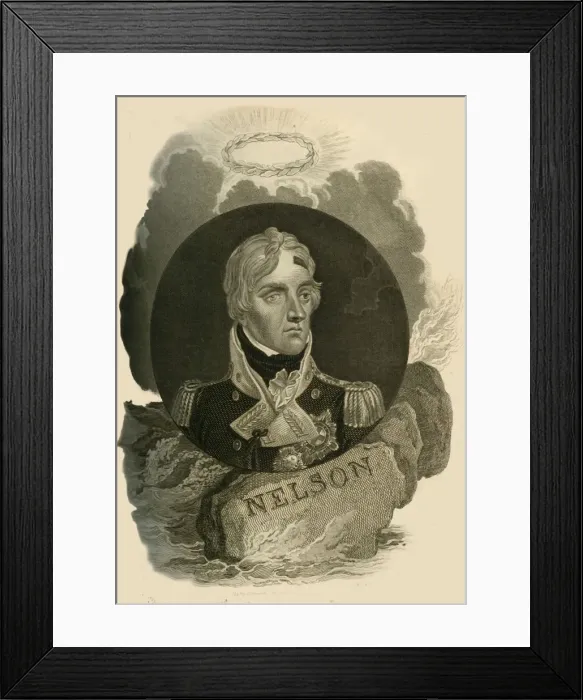 Framed Print : Nelson, (1758-1805), 1816. Creator: Unknown Framed Print : Nelson, (1758-1805), 1816. Creator: Unknown