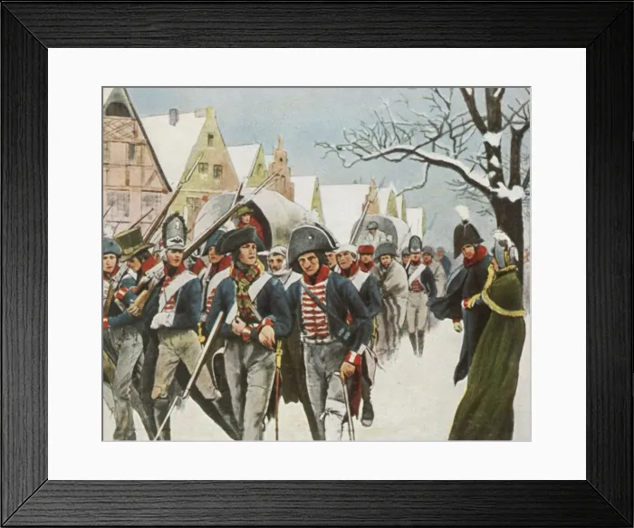 Framed Print : The Prussian king and queen in Memel, 14 January 1807, (1936). Creator: Unknown Framed Print : The Prussian king and queen in Memel, 14 January 1807, (1936). Creator: Unknown