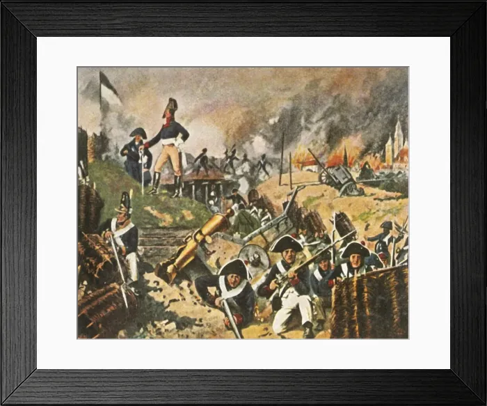 Framed Print : Gneisenau and Nettelbeck on the ramparts of Kolberg, 1807, (1936). Creator: Unknown Framed Print : Gneisenau and Nettelbeck on the ramparts of Kolberg, 1807, (1936). Creator: Unknown