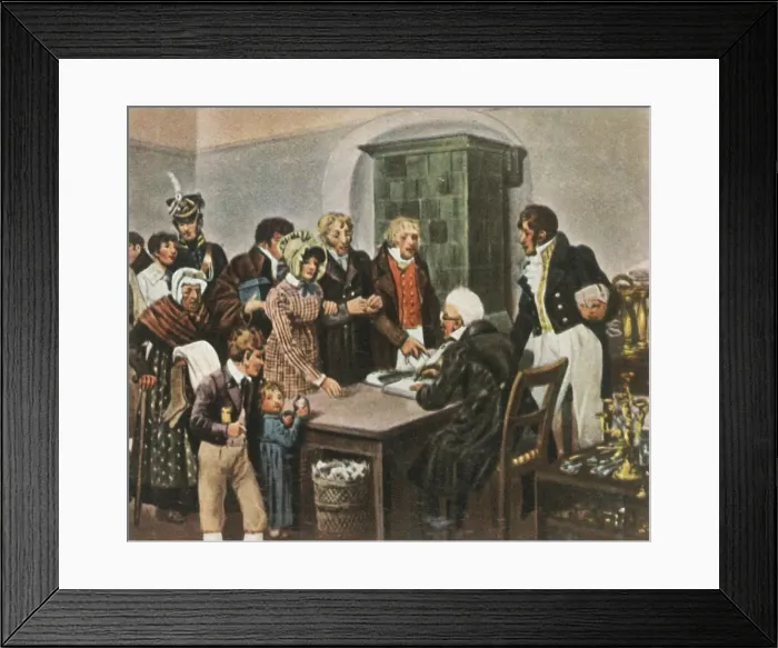 Framed Print : I gave gold for iron, 1813, (1936). Creator: Unknown Framed Print : I gave gold for iron, 1813, (1936). Creator: Unknown