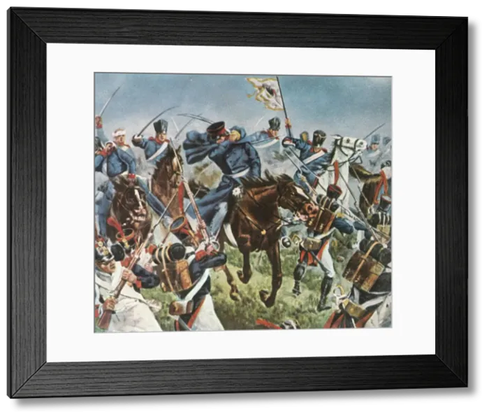 Framed Print : Scharnhorst at Grossgorschen, 2 May 1813, (1936). Creator: Unknown Framed Print : Scharnhorst at Grossgorschen, 2 May 1813, (1936). Creator: Unknown