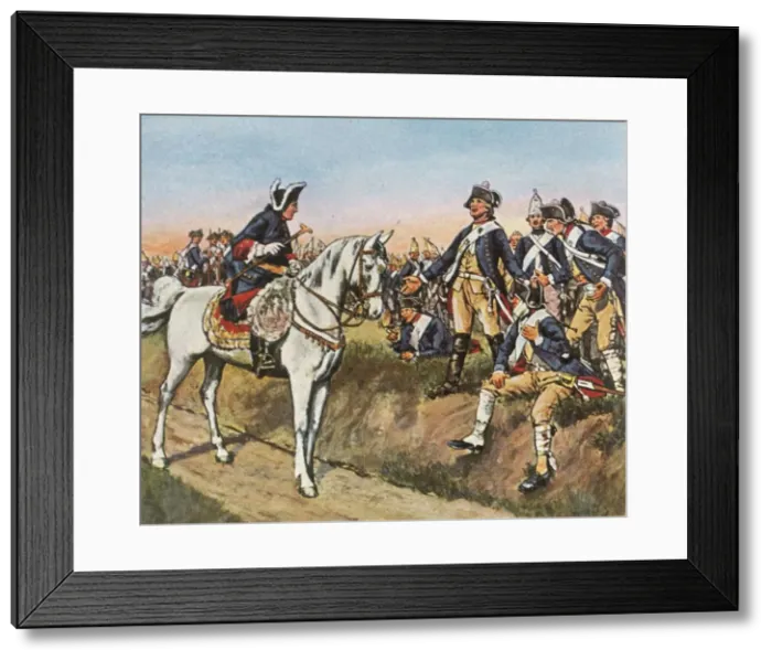 Framed Print : The morning after the attack at Hochkirch, 14 October 1758, (1936). Creator: Unknown Framed Print : The morning after the attack at Hochkirch, 14 October 1758, (1936). Creator: Unknown