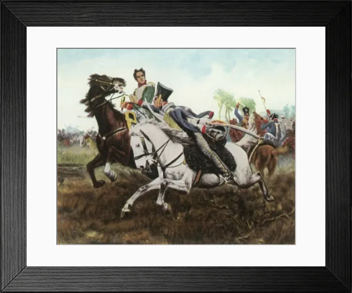 Framed Print : Episode during the Battle of Dennewitz, 6 September 1813, (1936). Creator: Unknown Framed Print : Episode during the Battle of Dennewitz, 6 September 1813, (1936). Creator: Unknown