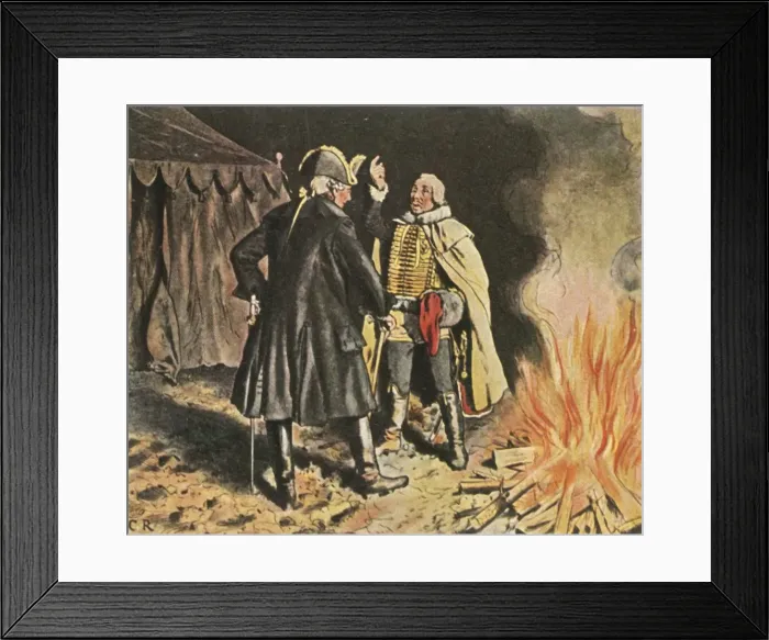 Framed Print : In the Bunzelwitz camp, September 1761, (1936). Creator: Unknown Framed Print : In the Bunzelwitz camp, September 1761, (1936). Creator: Unknown