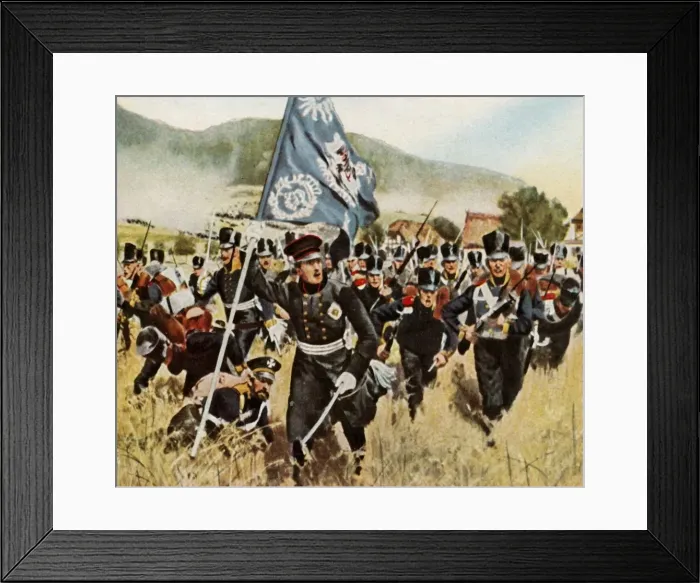 Framed Print : The Battle of Kulm and Nollendorf, 29 and 30 August 1813, (1936). Creator: Unknown Framed Print : The Battle of Kulm and Nollendorf, 29 and 30 August 1813, (1936). Creator: Unknown