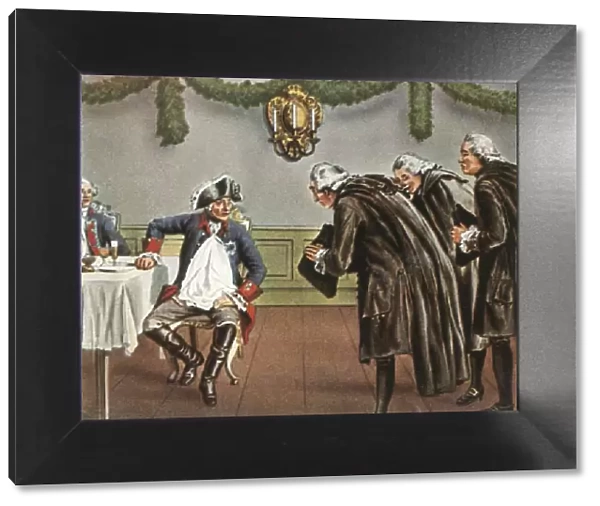 Frederick the Great and the men from Greiffenberg, 1784, (1936). Creator: Unknown
