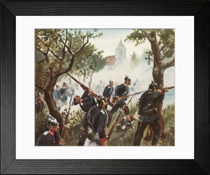 Framed Print : The Battle of Koniggratz, 3 July 1866, (1936). Creator: Unknown Framed Print : The Battle of Koniggratz, 3 July 1866, (1936). Creator: Unknown
