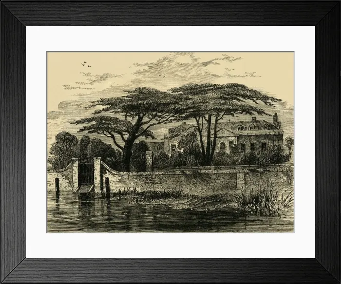 Framed Print : The Botanical Gardens, Chelsea, 1790, (c1876). Creator: Unknown Framed Print : The Botanical Gardens, Chelsea, 1790, (c1876). Creator: Unknown
