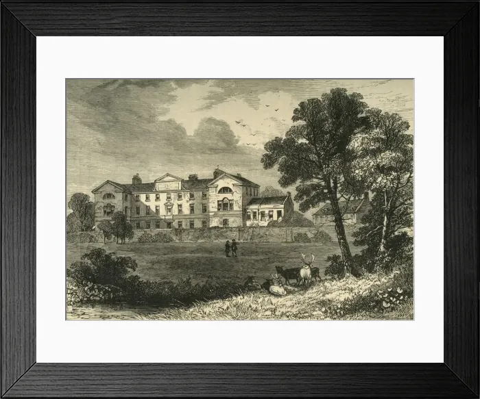 Framed Print : St. Georges Hospital, 1745, (c1876). Creator: Unknown Framed Print : St. Georges Hospital, 1745, (c1876). Creator: Unknown