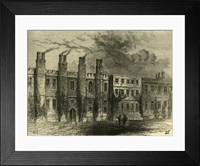 Framed Print : The Old Chelsea Manor House, c1876. Creator: Unknown Framed Print : The Old Chelsea Manor House, c1876. Creator: Unknown