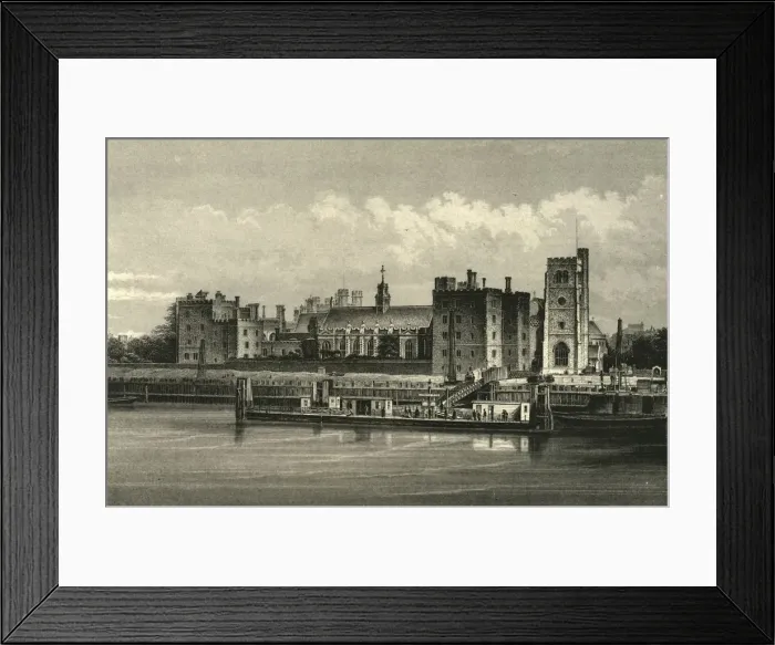 Framed Print : Lambeth Palace, c1876. Creator: Unknown Framed Print : Lambeth Palace, c1876. Creator: Unknown