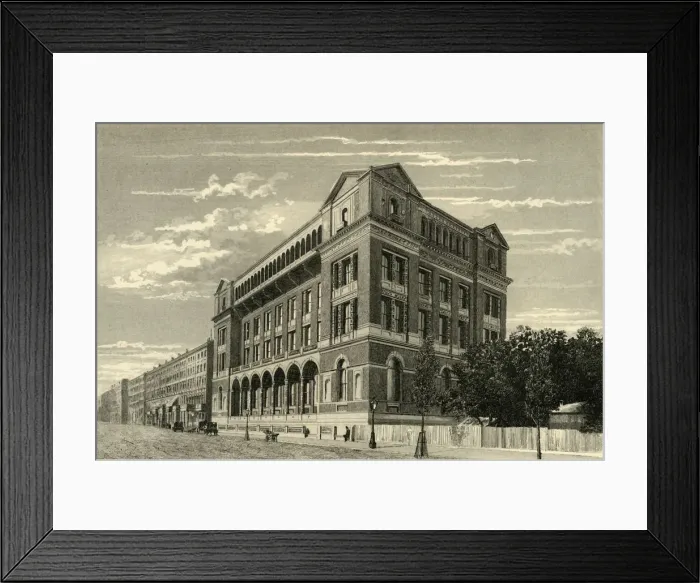 Framed Print : Royal School of Mines, South Kensington, c1876. Creator: Unknown Framed Print : Royal School of Mines, South Kensington, c1876. Creator: Unknown