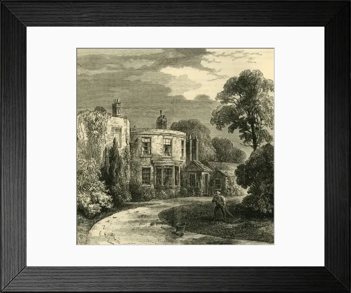 Framed Print : Cremorne Farm, 1829, (c1876). Creator: Unknown Framed Print : Cremorne Farm, 1829, (c1876). Creator: Unknown