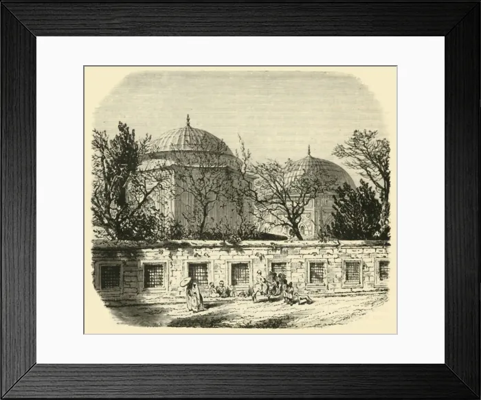 Framed Print : Tomb of Solyman the Magnificent and Roxolana, Constantinople, 1890. Creator: Unknown Framed Print : Tomb of Solyman the Magnificent and Roxolana, Constantinople, 1890. Creator: Unknown