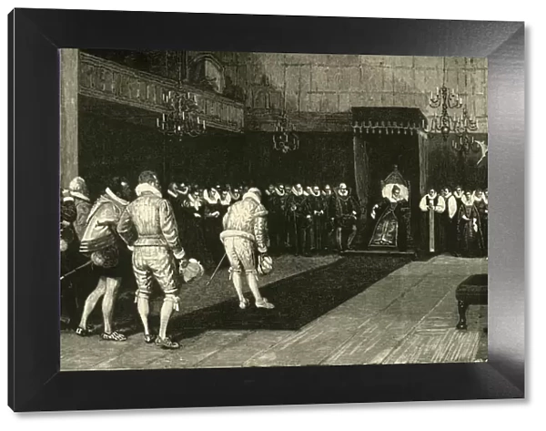 Queen Elizabeth Receiving the French Ambassadors after the Massacre of St. Bartholomew, 1890