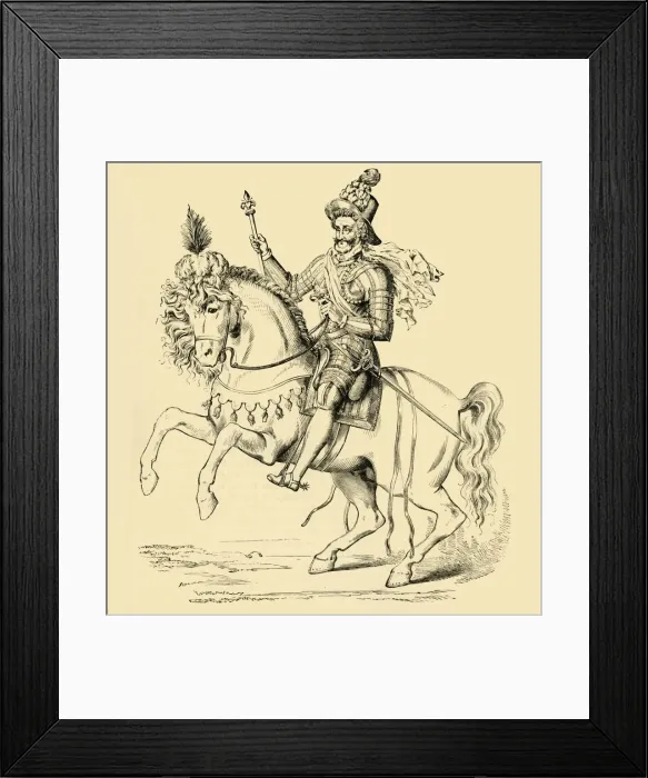 Framed Print : Henry IV of France, c1590-1600, (1890). Creator: Unknown Framed Print : Henry IV of France, c1590-1600, (1890). Creator: Unknown
