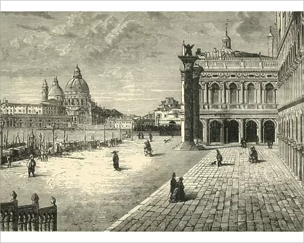 View in Venice: The Molo, 1890. Creator: Unknown