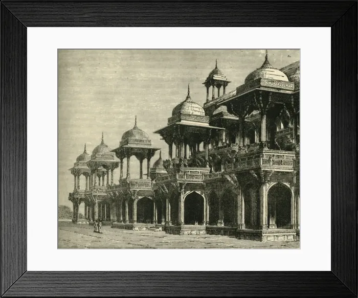 Framed Print : Mausoleum of Akbar, Secundra, 1890. Creator: Unknown Framed Print : Mausoleum of Akbar, Secundra, 1890. Creator: Unknown