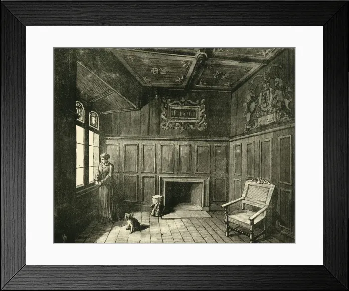 Framed Print : The Room in Edinburgh Castle in Which James VI. Was Born, 1890. Creator: Unknown Framed Print : The Room in Edinburgh Castle in Which James VI. Was Born, 1890. Creator: Unknown