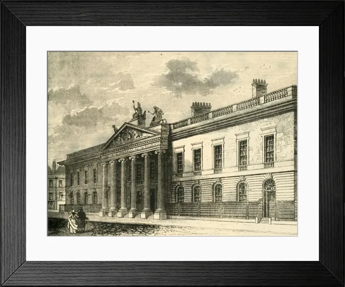 Framed Print : The Old India Office, London 1803, (1890). Creator: Unknown Framed Print : The Old India Office, London 1803, (1890). Creator: Unknown