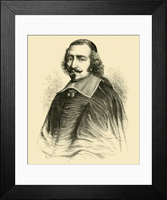Framed Print : Cardinal Mazarin, c1640-1650, (1890). Creator: Unknown Framed Print : Cardinal Mazarin, c1640-1650, (1890). Creator: Unknown