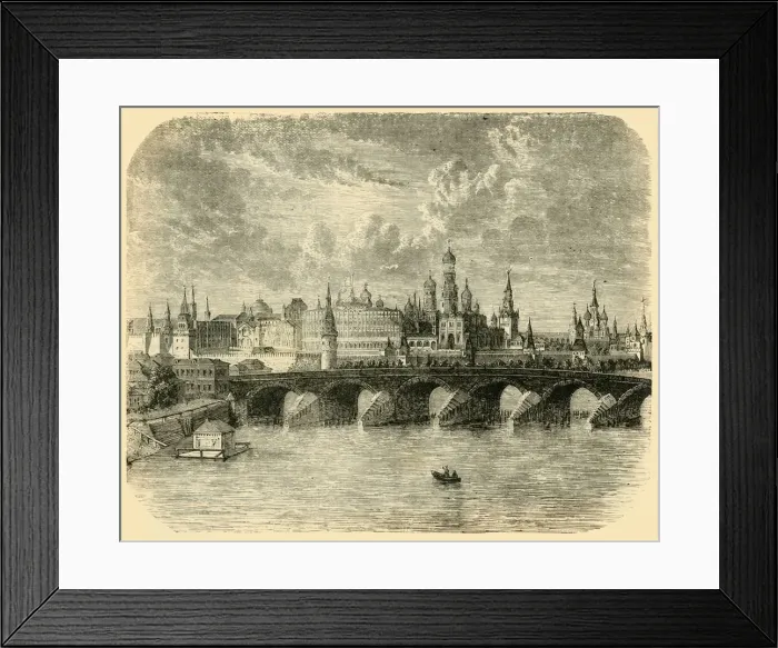 Framed Print : The Kremlin, Moscow, 1890. Creator: Unknown Framed Print : The Kremlin, Moscow, 1890. Creator: Unknown
