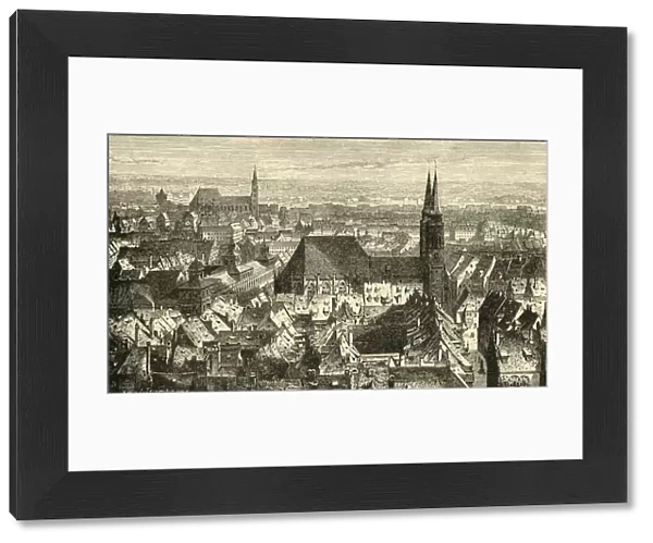 Nuremberg from the Walls, 1890. Creator: Unknown