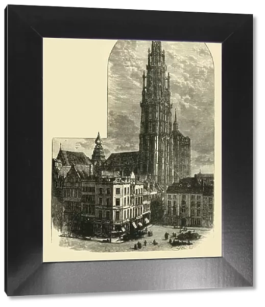 Notre Dame, Antwerp, 1890. Creator: Unknown