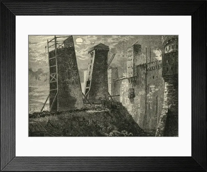 Framed Print : Siege of the Piraeus, 1890. Creator: Unknown Framed Print : Siege of the Piraeus, 1890. Creator: Unknown