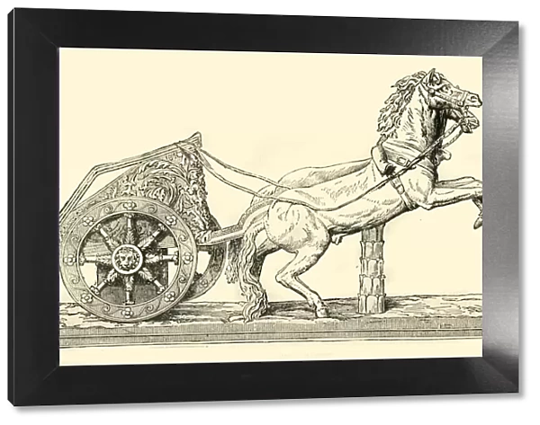 Roman Racing Chariot, 1890. Creator: Unknown