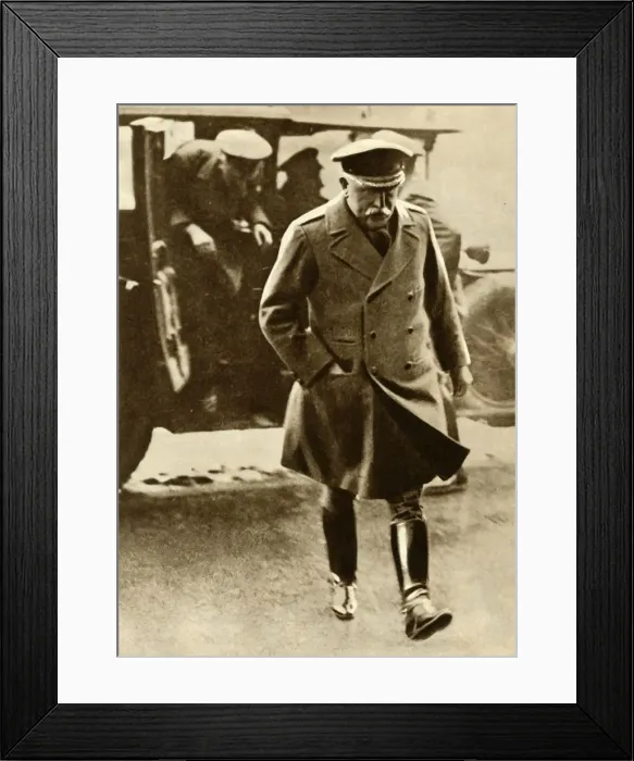 Framed Print : Sir John French arriving at Boulogne, 1914, (1935). Creator: Cossira Framed Print : Sir John French arriving at Boulogne, 1914, (1935). Creator: Cossira
