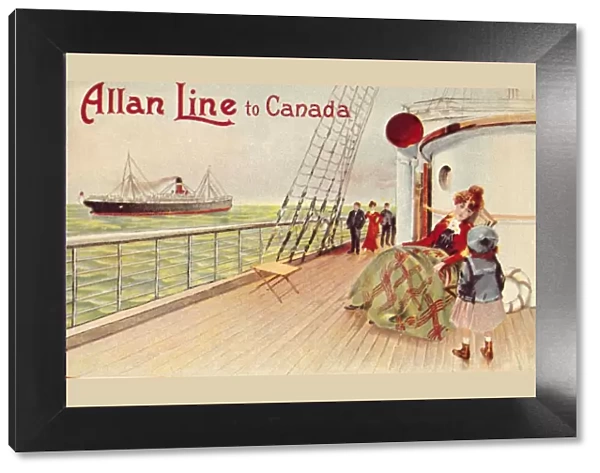 Allan Line to Canada, c1900. Creator: Unknown