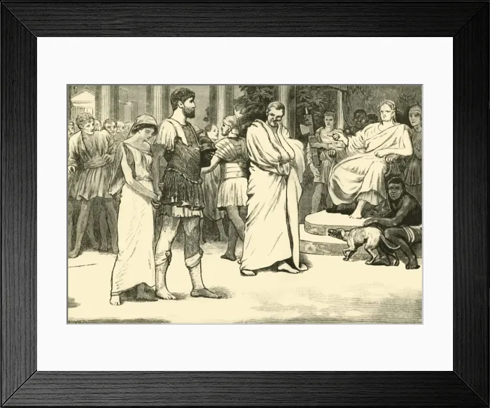 Framed Print : Virginia in the Forum, 1890. Creator: Unknown Framed Print : Virginia in the Forum, 1890. Creator: Unknown