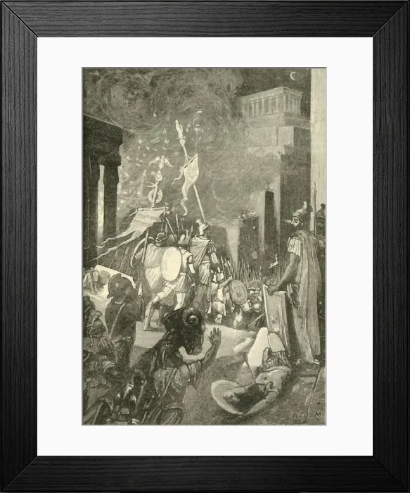 Framed Print : The Attack on the Citadel of Carthage, 1890. Creator: Unknown