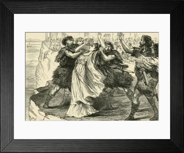 Framed Print : The Revolted Slaves at Enna, 1890. Creator: Unknown