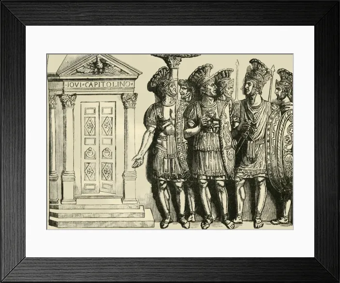 Framed Print : Roman Soldiers, 1890. Creator: Unknown Framed Print : Roman Soldiers, 1890. Creator: Unknown